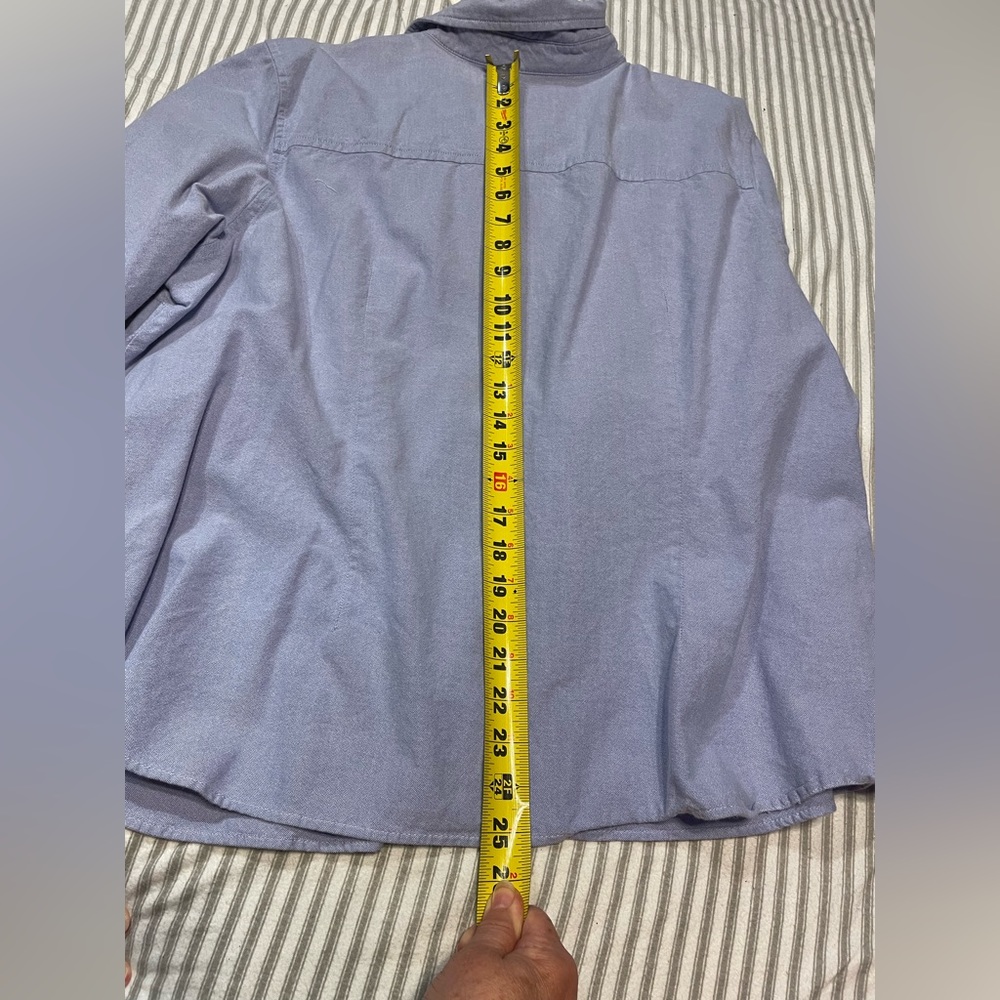 Karen Scott woman’s button down 3/4 length sleeve 22W shirt - Picture 5 of 6